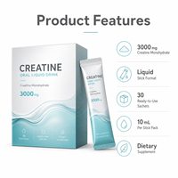 Private Label Nutrition sportive électrolyte protéiné Pure Pump It up Créatine monohydrate micronisé boisson liquide orale pour les muscles