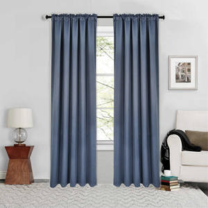 FR <span class=keywords><strong>NEPA</strong></span> 701 Cortina de teatro con ojal moderna Cortinas de seda de terciopelo insonorizadas Resistente al fuego Seguridad Cálido Aislamiento en frío Seda - Product Image 1