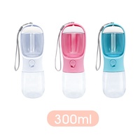 Bouteille d'eau 3 en 1, sans BPA, pour chien, chat, animaux de compagnie, ml