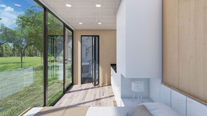 Maisons préfabriquées de 20/40 pieds, maisons-containers pour le <span class=keywords><strong>jardin</strong></span>, maisons-containers Apple Cabin - Product Image 4