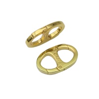 Cincin Pegas Ganda dengan Logo Kustom - Klip Pengikat Pegas Logam atau Cincin Pengangkat untuk Produk Trendi