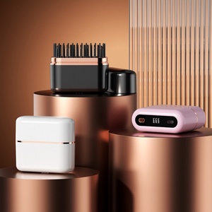 Mini lisseur portable PTC double usage, brosse chauffante sans fil, nouveau peigne chauffant pour cheveux - Product Image 5