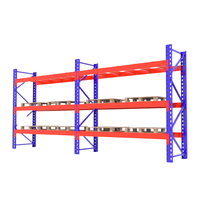 Systèmes d'étagères de stockage industriels robustes, unités empilables, rayonnages métalliques, rayonnages à palettes en acier pour entrepôt