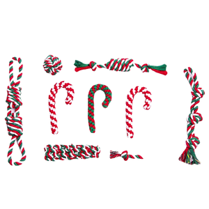 Beste ontwerp duurzame milieuvriendelijke polyester touw kerst hondenspeelgoed sets groothandel seksspeeltjes voor honden - Product Image 1