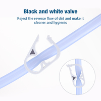 Hailicare 2L PVC/PE Kit de Lavage Médical pour Nettoyage du Colon, Douche Vaginale et Anale, Ensemble de Lavage Réutilisable avec Sac de Lavement et Tuyau d'Eau de 2M