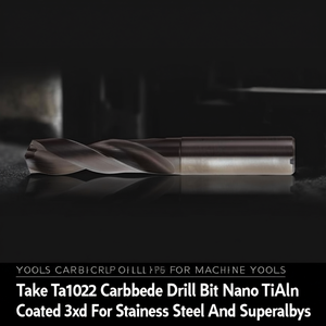 Foret en carbure Ttake Ta1022 avec revêtement Nano TiAln 3Xd pour l'acier inoxydable et les superalliages - Product Image 3