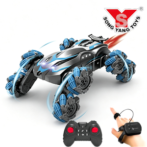 Nuevo Coche <span class=keywords><strong>RC</strong></span> de Acrobacias 8WD 2026, Coche <span class=keywords><strong>RC</strong></span> de Derrape con 8 Ruedas y Conducción Lateral, con Derrape de Mano y Pulverización de Agua, Música LED, Juguete de Carreras Todoterreno - Product Image 1