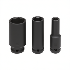 Jeu de clés à douille Fervi Impact, 3 pièces, 12 points, métrique - Product Image 2