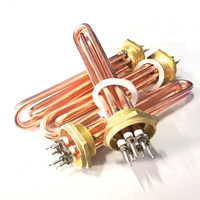LJXH Chauffe-eau tubulaire Immersion Élément chauffant monophasé/triphasé 304SUS Tote Tank Heating 110V 220V 380V Résistance à la chaleur