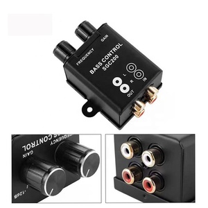 55x50x40mm negro coche camión autobús Subwoofer bajo control remoto de volumen perilla regulador RCA nivel ecualizador de frecuencia <span class=keywords><strong>1</strong></span> año de garantía - Product Image 4