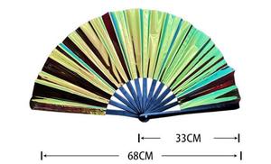 Wholesale 10-Inch Bamboo Folding Hand <b>Fan</b> Kung Fu Tai Chi Style for Chinese New Year Premium Business & Souvenir Gift - Product Image 5