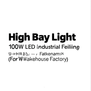 Lampada Industriale a LED da 100W per Soffitto, Ideale per Magazzini e Fabbriche - Product Image 3