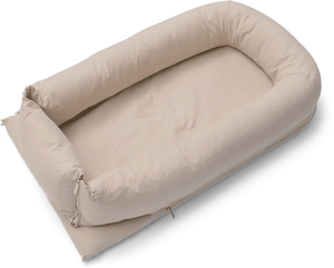 Nid de bébé portable avec auvent et jouets suspendus, lit de sommeil respirant pour nourrisson, berceau pliable pour nouveau-né - Product Image 5