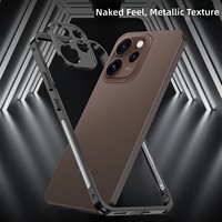 Étui de protection antichoc en acier inoxydable avec trous de dissipation thermique pour OPPO Reno 14/15/16 Pro K15 Pro Reno 16