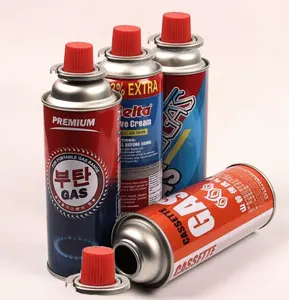 Leere Aerosol dose, Grill kassetten gasdose Butan gas patrone und Aerosol-LPG-Flasche 220gr