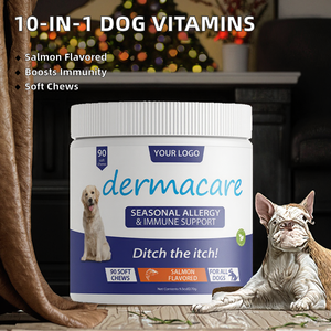 Golosinas Masticables Suaves para <span class=keywords><strong>el</strong></span> Alivio de Alergias, Golosinas con Sabor para Alergias Estacionales, Suplemento Natural de Apoyo Inmunológico para Perros y Gatos - Product Image 3