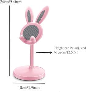Nuevo 2025 lindo conejo de dibujos animados soporte plegable para Teléfono Celular soporte para teléfono móvil de escritorio - Product Image 2