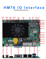 INYUDA Mini PC de alto rendimiento X86 Intel I3 3217u Dual Core 8Gb DDR3 Dual Lan compatible con placa base ITX integrada 4G para servidor
