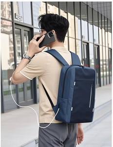 Venta al por mayor de poliéster informal logotipo personalizado de viaje de negocios mochilas para ordenador portátil 3 en 1 mochilas para ordenador portátil con USB - Product Image 6