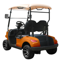 Voiture de golf électrique tout-terrain 2 places, véhicule polyvalent, patrouille des réserves naturelles, pneus tout-terrain, batterie au lithium