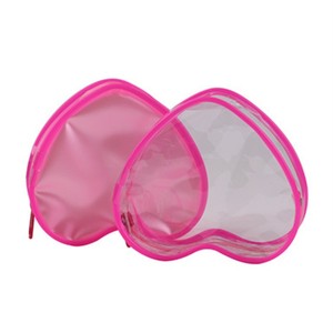 Tùy chỉnh tình yêu hình trái tim mỹ phẩm hình trụ PVC tạo nên túi nhỏ Túi mỹ phẩm PVC Quà Tặng đóng gói <span class=keywords><strong>Pouch</strong></span> nhựa đồ chơi lưu trữ túi - Product Image 5