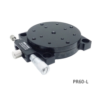 PDV PR40-L Plateau rotatif manuel en alliage d'aluminium noir, table rotative, plaque d'indexation, garantie 1 an, fabriqué en Chine