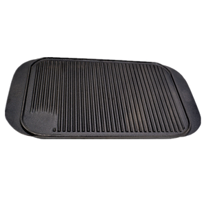 Utensilios de Cocina Clásicos para el Hogar y el Jardín, Sartenes Antiadherentes Precuradas de Hierro Fundido, Plancha Plana para Acampar - Product Image 1