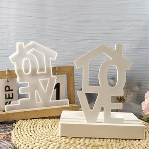 Handmade <b>Resin</b> Casting <b>Molds</b> for DIY Ins Style Decorative Ornaments X0362 <b>Silicone</b> House <b>Mold</b> with Bar Accessories Cake Tools - Product Image 1