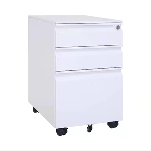 Office moving storage 3 drawer cabinet Mobile Pedestal filing cabinet