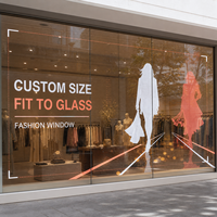 Écran LED transparent sur mesure pour vitrine de boutique de mode, affichage publicitaire sur fenêtre
