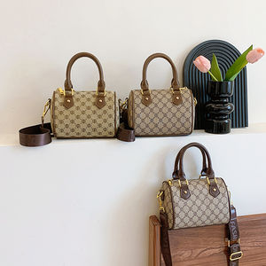 Bolso de Mano de Material PU con Patrón Geométrico de Alta Calidad. Bolso de Mano Boston de Diseñador de Marca Adecuado para uso diario.617 - Product Image 6