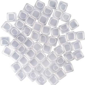 <span class=keywords><strong>Cubitos</strong></span> <span class=keywords><strong>de</strong></span> Hielo <span class=keywords><strong>de</strong></span> Plástico Cuadrados Reutilizables Transparentes al por Mayor con Logotipo Personalizado, Reutilizables para Bebidas, Cócteles, Whisky, Vino, Café - Product Image 4