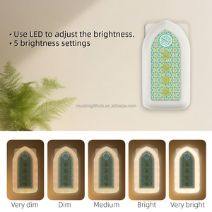ZIKI TIME ZK3S-02 Zikir & Ruqyah, cadeau islamique musulman, lecture automatique 24h/24, lampe LED intelligente à brancher sur prise murale, haut-parleur <span class=keywords><strong>de</strong></span> sourate du Coran - Product Image 4