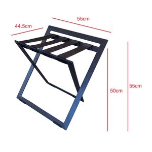 Portaequipajes Plegable de Hierro Moderno, Mueble Metálico para Hoteles, Soporte de Equipaje Resistente con Capacidad de Carga de 100-150 Libras - Product Image 2