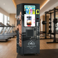 Distributeur automatique de boissons protéinées rapides en 30 secondes, machine à poudre protéinée automatique, écran tactile de 32 pouces, machine à compléments alimentaires pour la salle de sport et la remise en forme
