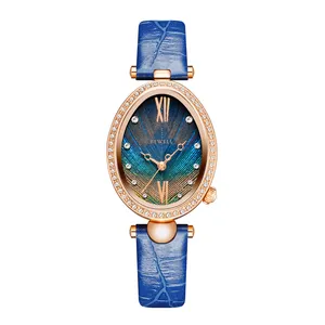 Relógios de quartzo, relógios de moda para mulheres, personalizáveis, luxuosos, relógios de pulso de quartzo