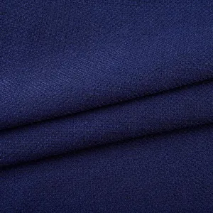 Factory Wholesale Breathable 244gsm Woven Solid Dyed 97% Polyester 3% Spandex Fabrics For Coat