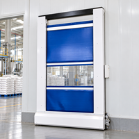 Porte à enroulement basculante pour ateliers commerciaux et installations d'entretien d'équipements