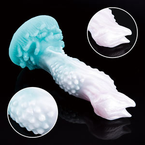 Consoladores de monstruos de fantasía de colores surtidos con enormes consoladores de pene de animales y consoladores femeninos inspirados en alienígenas en varios tamaños - Product Image 3