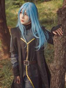 Ainiz светло-голубой длинный синтетический японский мультфильм в тот раз, когда я получил восстановление как Лизун ролевой римуру Tempest косплей парик - Product Image 2