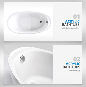 <span class=keywords><strong>Baignoire</strong></span> autoportante, nouvelle conception, <span class=keywords><strong>baignoire</strong></span> en <span class=keywords><strong>acrylique</strong></span> pour immersion - Product Image 5