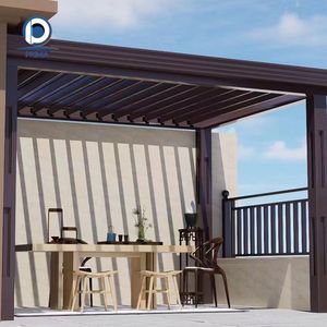 Pérgola de Aluminio Motorizada Inteligente Prima para <span class=keywords><strong>Terraza</strong></span> y Balcón, Diseño que Ahorra Espacio - Product Image 1