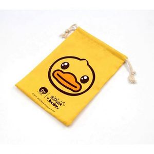 Vente directe d'usine, sacs à cordon en tissu de mousseline 100% coton biologique personnalisés avec logo, article promotionnel - Product Image 5