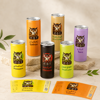 Rollos de Fundas Retráctiles de PET Ecológicas e Impermeables |   360 °   Envoltura sin Costuras, Antivaho, Impresión Digital de Alta Definición para Latas