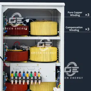 SJW 30KVA Trifásico 380V a 260v/450v Estabilizador de Tensão 50/60Hz AC Regulador Automático de Tensão