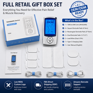 Dispositivo portatile compatto con controllo di temporizzazione rilassare le caratteristiche del muscolo per il recupero di <span class=keywords><strong>crampi</strong></span> alle <span class=keywords><strong>gambe</strong></span> di infiammazione del gomito del corpo a casa - Product Image 1