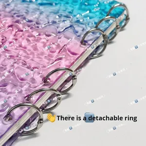 Album per Carte A6 con Effetto Acqua, Alta Qualità Cromatica, Copertina a Fogli Mobili Perforati, Modello Aidou <span class=keywords><strong>Lido</strong></span> per Collezione e Archiviazione - Product Image 4