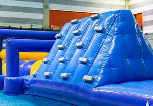 Parcours d'obstacles gonflable super amusant pour <span class=keywords><strong>piscine</strong></span> d'été, grande structure mobile de parc aquatique, avec toboggans et escalades - Product Image 5