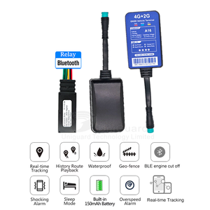 Traqueur de GPS de boîtier d'ABS imperméable élevé bluetooth avec la navigation de relais de bluetooth et le traqueur de GPS de St-901 de GPS d'A16 4G pour des motos - Product Image 5