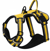 Harnais pour chien réglable à libération rapide, anti-traction, avec conception ergonomique, en maille respirante, réfléchissant et robuste